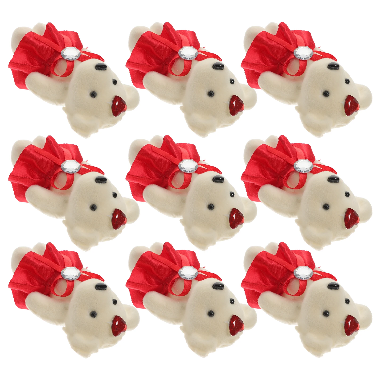 

10Pcs Valentines Foam Bear Bouquet Ornaments Foams Bear Decoration DIY Wedding Proposal Party Supplies Party Decor