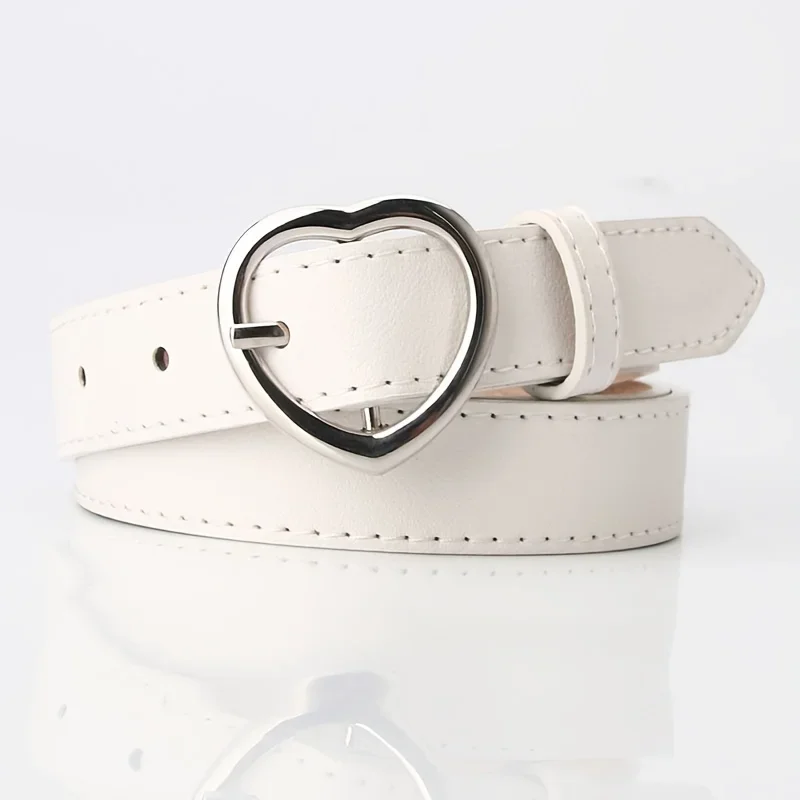 إكسسوارات تزيين حزام بإبزيم على شكل قلب Y2K عصرية للفتيات لمهرجان الموسيقى