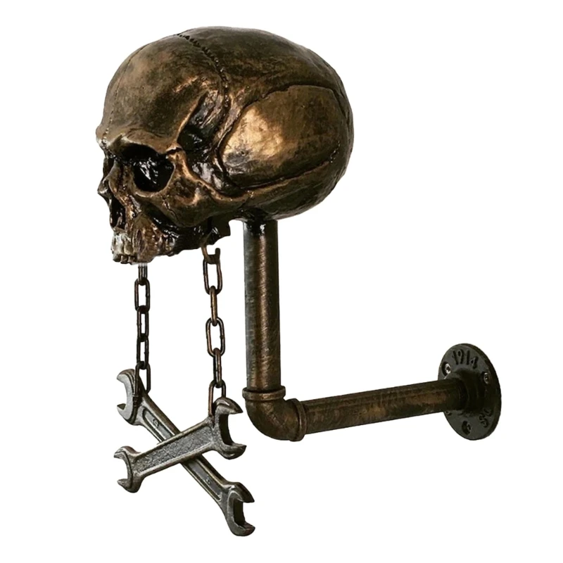 

Helmet Holder Skull Indoor Wall Mounted Helmet Rack Stand for Coat Dropship