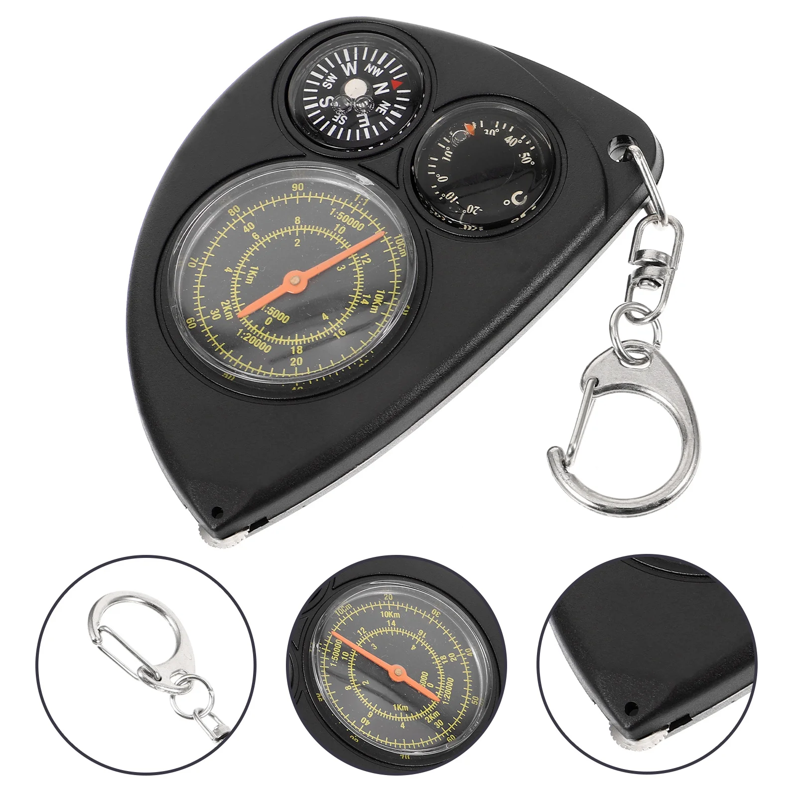 

Stable Accurate Time Pocket Compass Keychain Outdoor Hiking Portable Wear-Resistant Mini Metal Measuring Camping