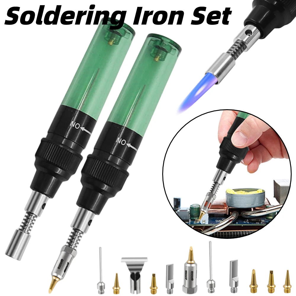 Portable Gas Soldering Iron Professional Small Gas Welding Soldering Irons Household Heat-resistance Practical Accessories