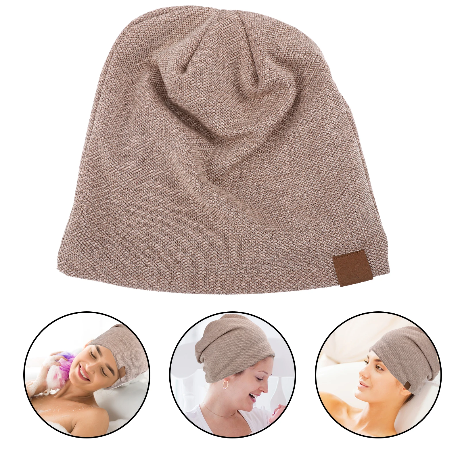 

Fleece Warm Hat Chunky Beanie Winter Hats Knit Cap Soft Cotton Material Warm Winter Accessories Stylish Fleece Hat Christmas