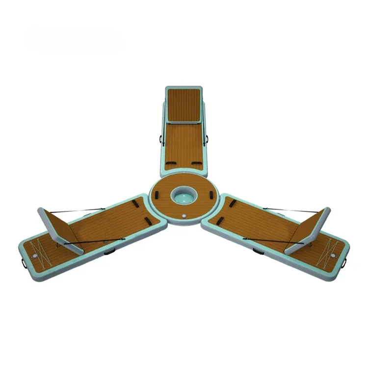 

Inflatable Floating Set Bar Package + Inflatable Water Lounge with Adjustable Seatback