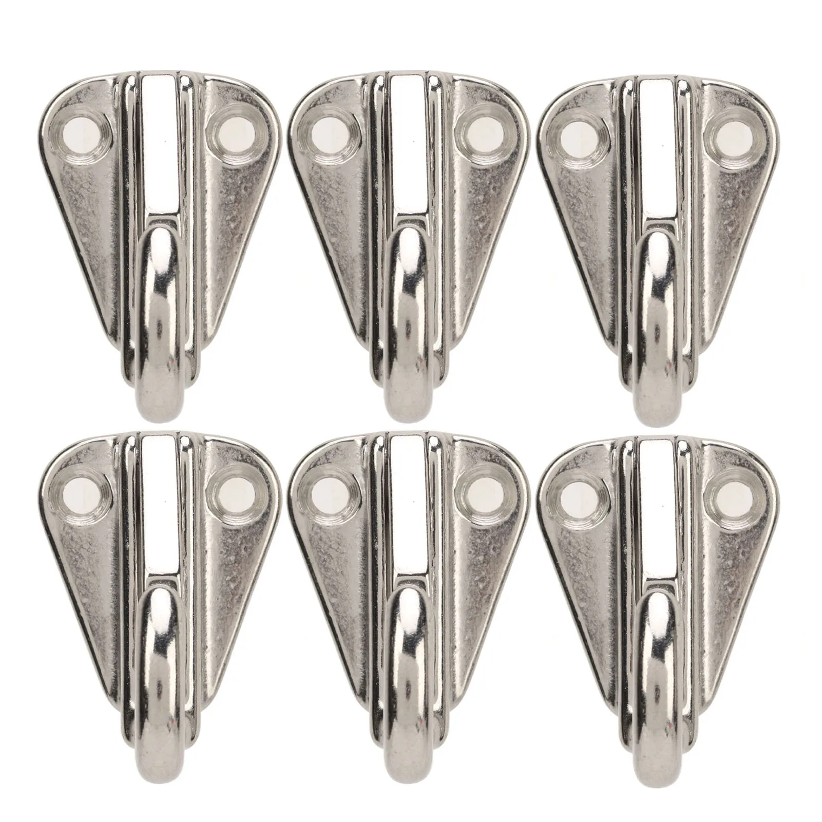 6Pcs Marine 316 Stainless Steel Spring Snap Fending Hook Fender Boat Hardware Spring Locked Fender Hooks Boats Accessories