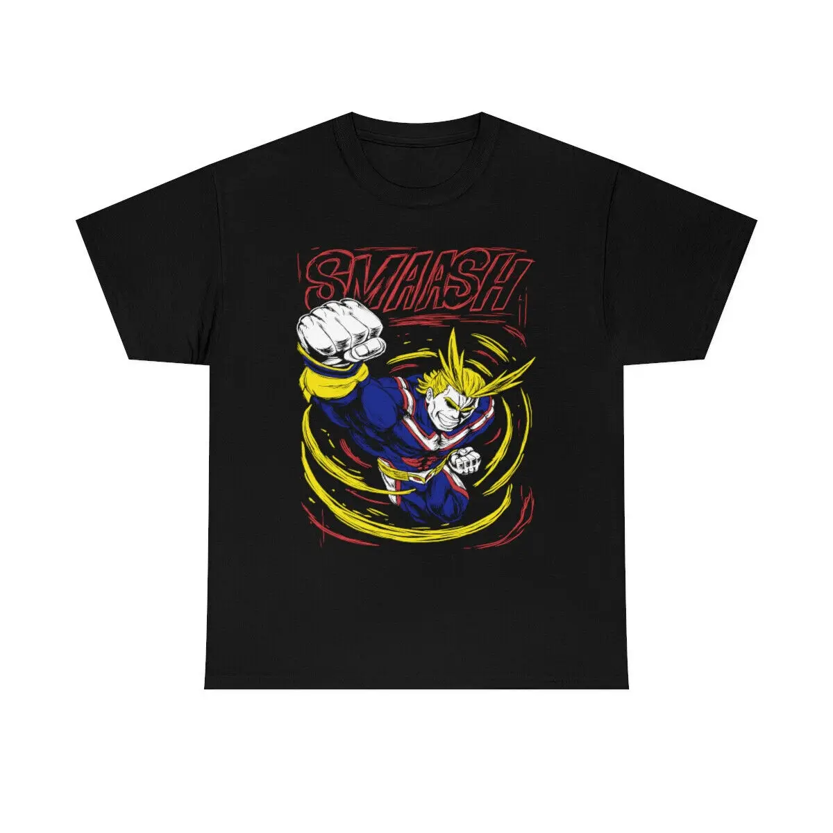 all might t-shirt,plus ultra,boku no hero academia anime manga black shirt