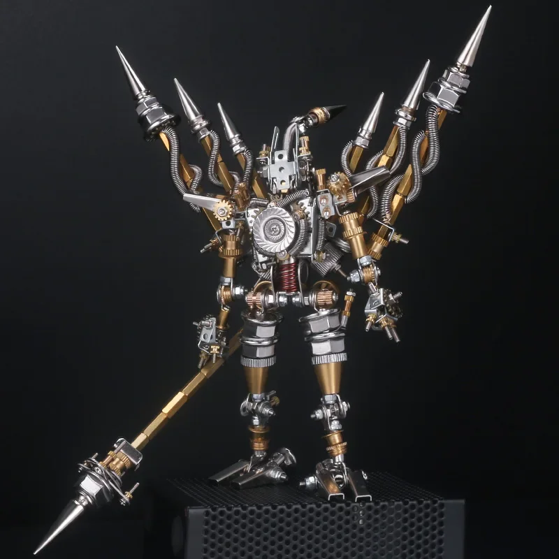 16cm Mechanical Party Metal Trendy 3D Three-Dimensional Assembled Toys Chinese Style 1/12 Robot Model Creative Collection Crafts