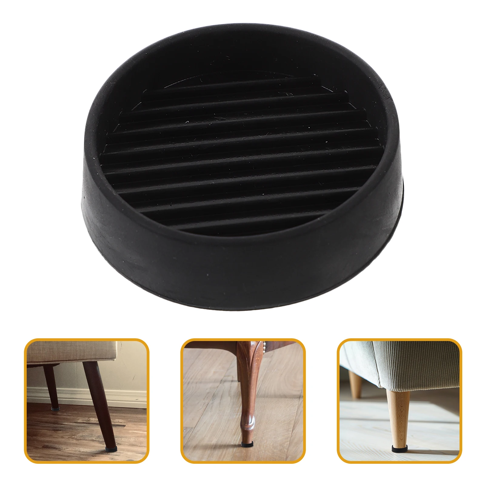 

12 Pcs Furniture Mat Rug Protector Legs Pads Outdoor Casters Rubber Cups Chair Floor Protectors Hardwood Floors Stoppers Office