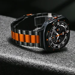 Luxury Stainless Steel Strap For Samsung Galaxy Watch 7 Ultra 47mm No Gaps Bracelet For Galax Watch Ultra 47mm Business Band