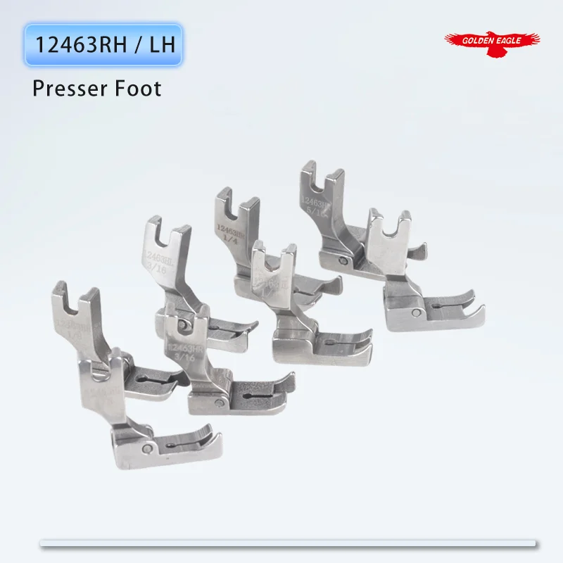12463RH / LH Hinged Right / Left Raising Foot For Industrial Lockstitch Sewing Machine 1/8'', 3/16'', 1/4'', 5/16'' (8 PCS/Lot)