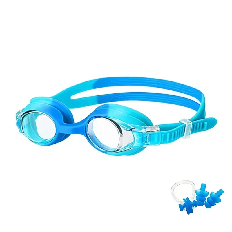 Profissional à prova dwaterproof água anti nevoeiro óculos de natação uv crianças lentes coloridas crianças óculos de natação gafas nata