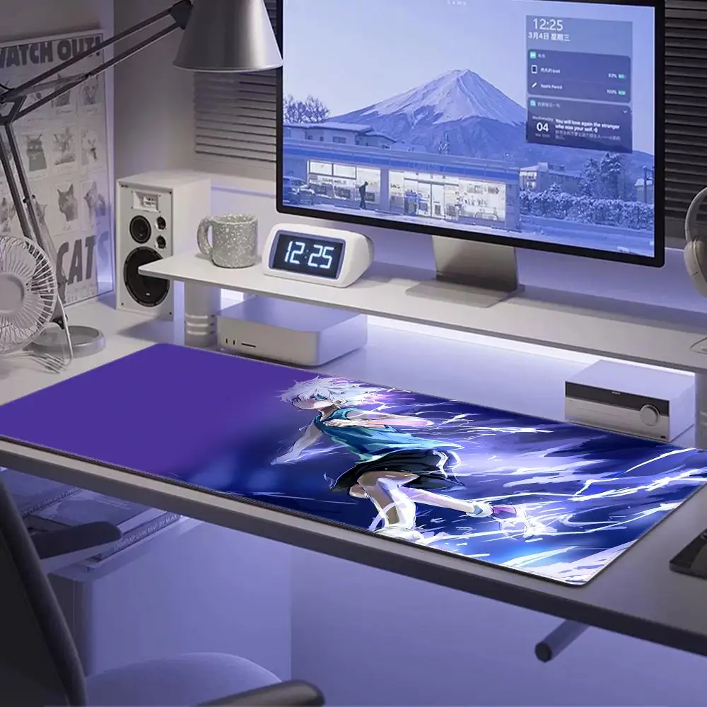 Large HD Printing Mouse Pad Hunter X Hunter Anime Computer Pad Game Mouse Mat Office Laptop Desk Pad Non-slip Desk HYBXAXC Mat