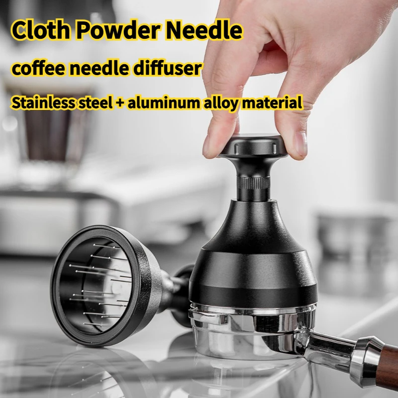

Press the rotary needle powder needle to break up the coffee powder espresso machine handle 51/53/58mm