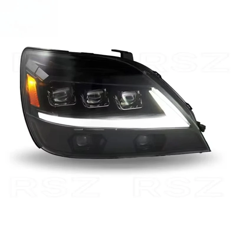 

RAYSEZE Rx Car Part for 1999 2002 Rx300 Rx400 Modified Headlamp Triple Beams Led Headlight Tail Light Turn Light