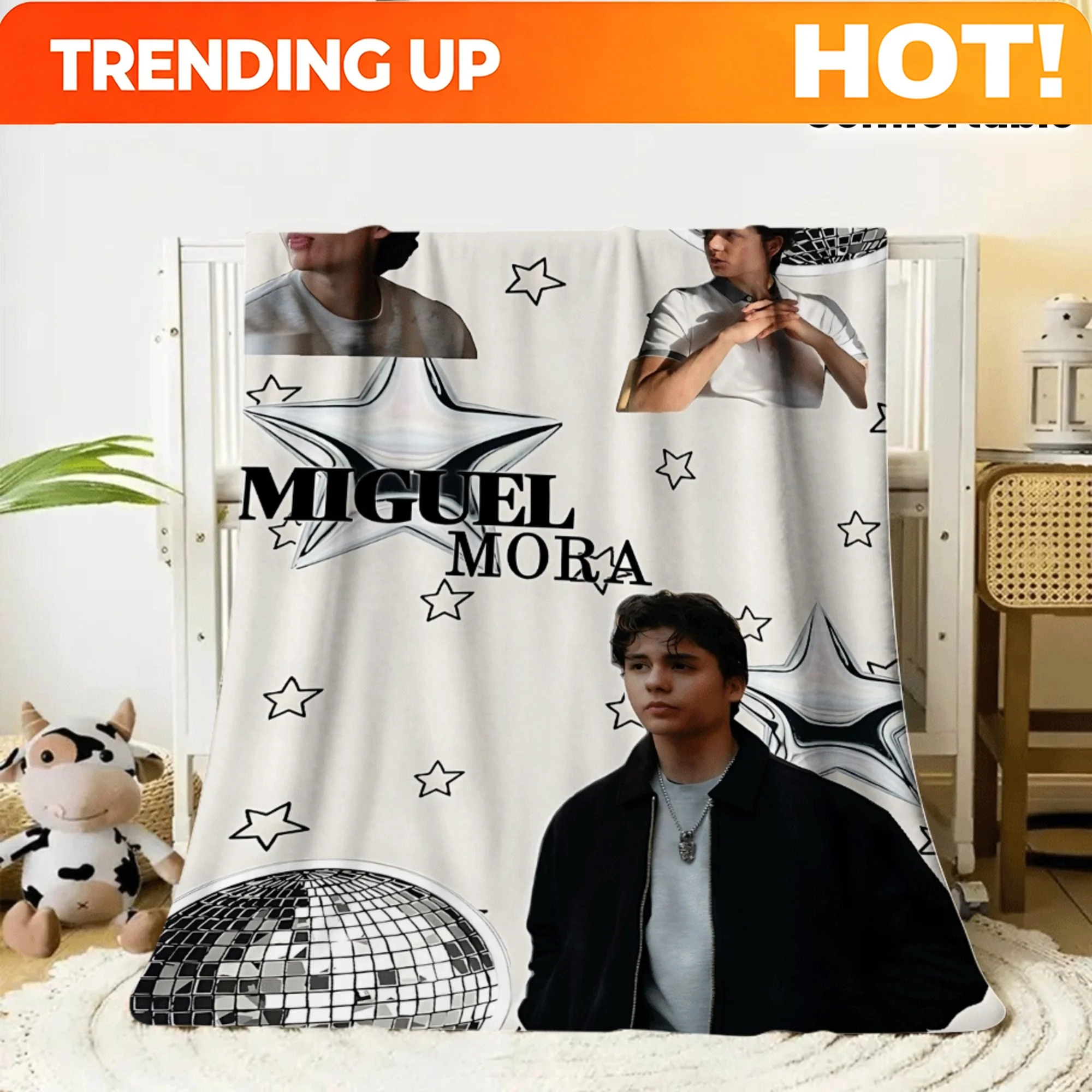 Customize A Stylish and Aesthetically Pleasing Star and Disco Ball Design, Featuring the Character Miguel Cazarez Mora, This Sma