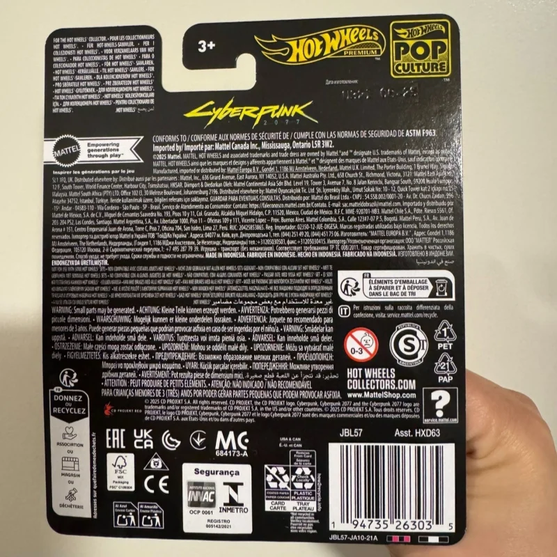 جديد حار عجلات Hxd63-M ثقافة البوب Cyberpunk 2077 الكابوس قبل عيد الميلاد Airwolf باتمان سنوبي سيارة لعبة مجسمة هدية عيد الميلاد