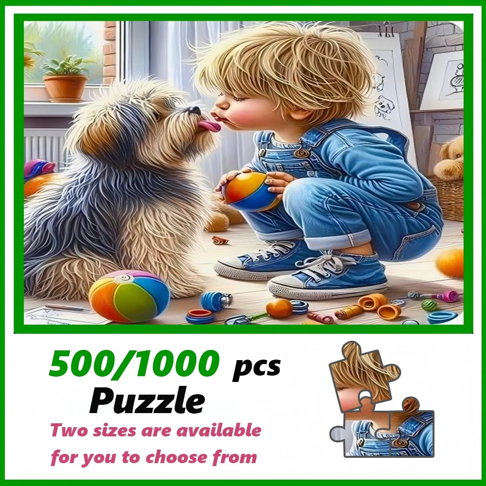 Ein hochwertiges 500/1000-teiliges Puzzle, perfekt für Erwachsene, ist ein unterhaltsames Familienspiel, das Stress abbaut und großartig für die ganze Familie ist.