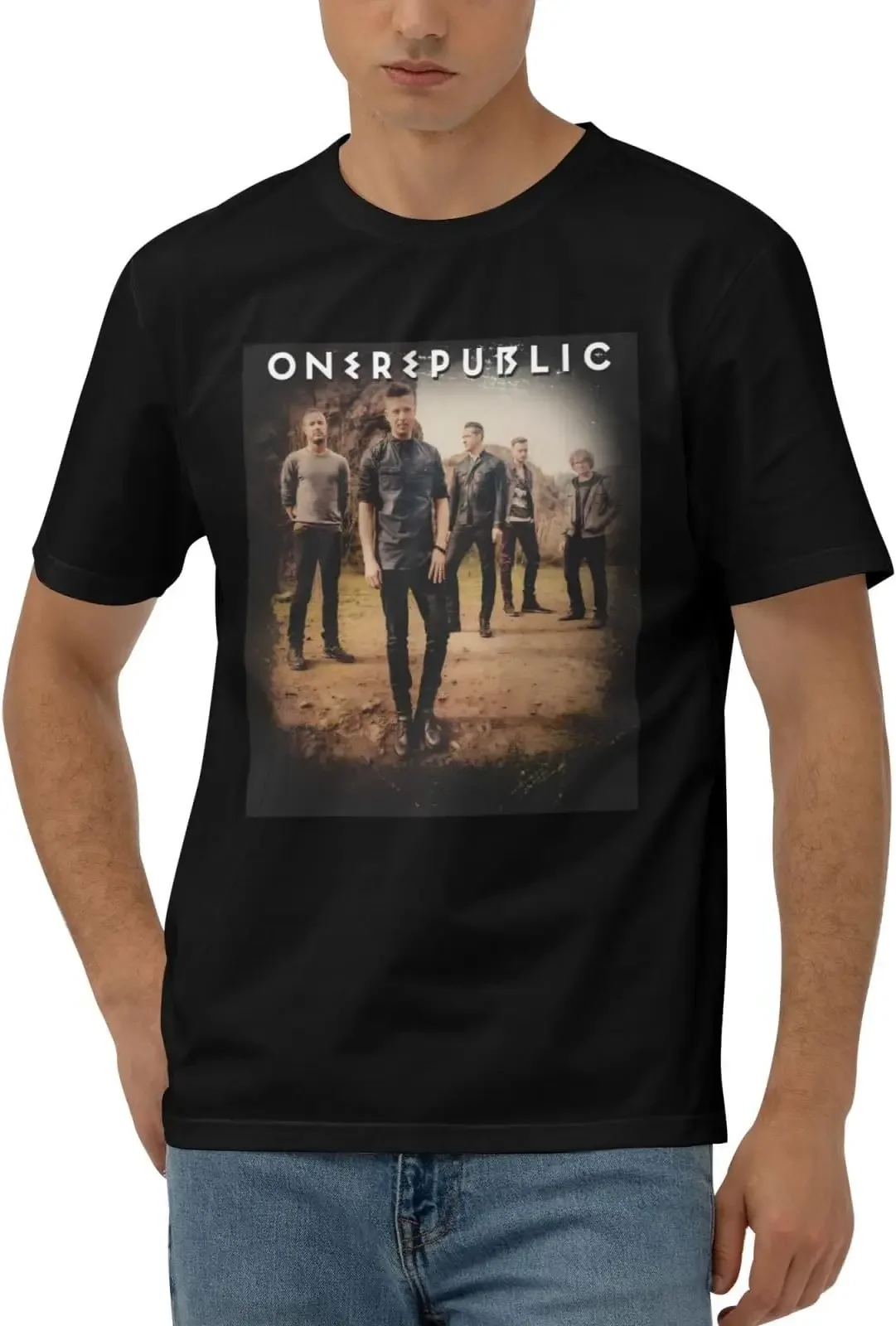 

Onerepublics Shirt Soft Graphic Tees Men Cotton Short Sleeve Casual Tees High Quality 100%Cotton Short Sleeve