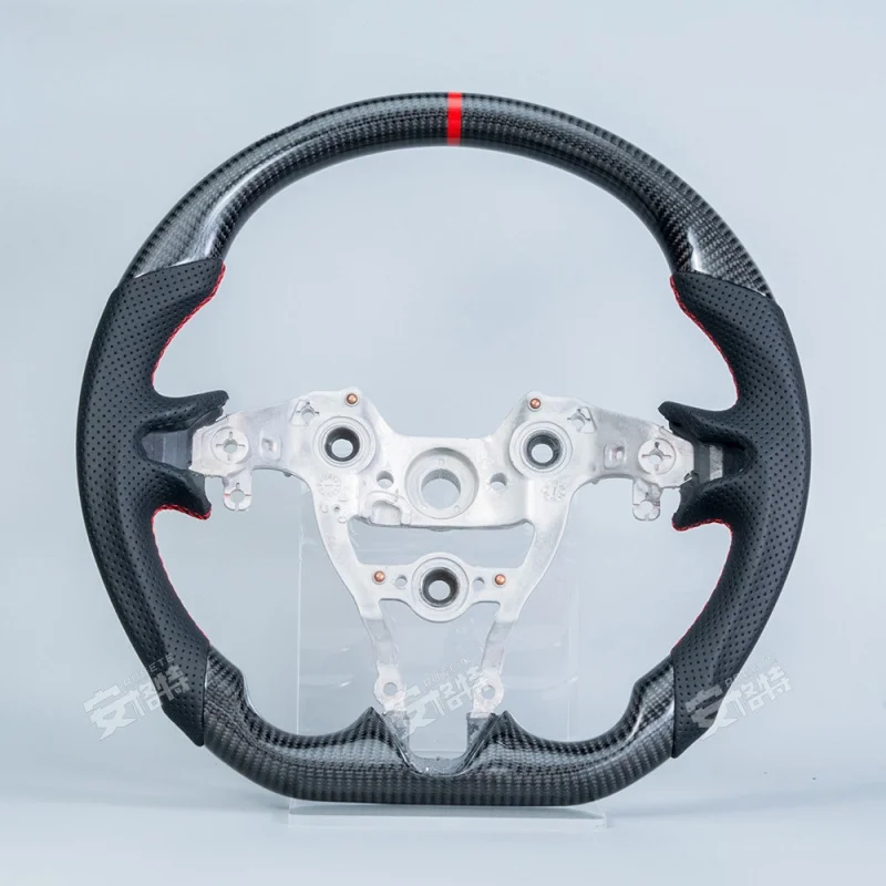 For Hyundai Elantra N/I30N/I20N modified carbon fiber LED smart upgraded steering wheel