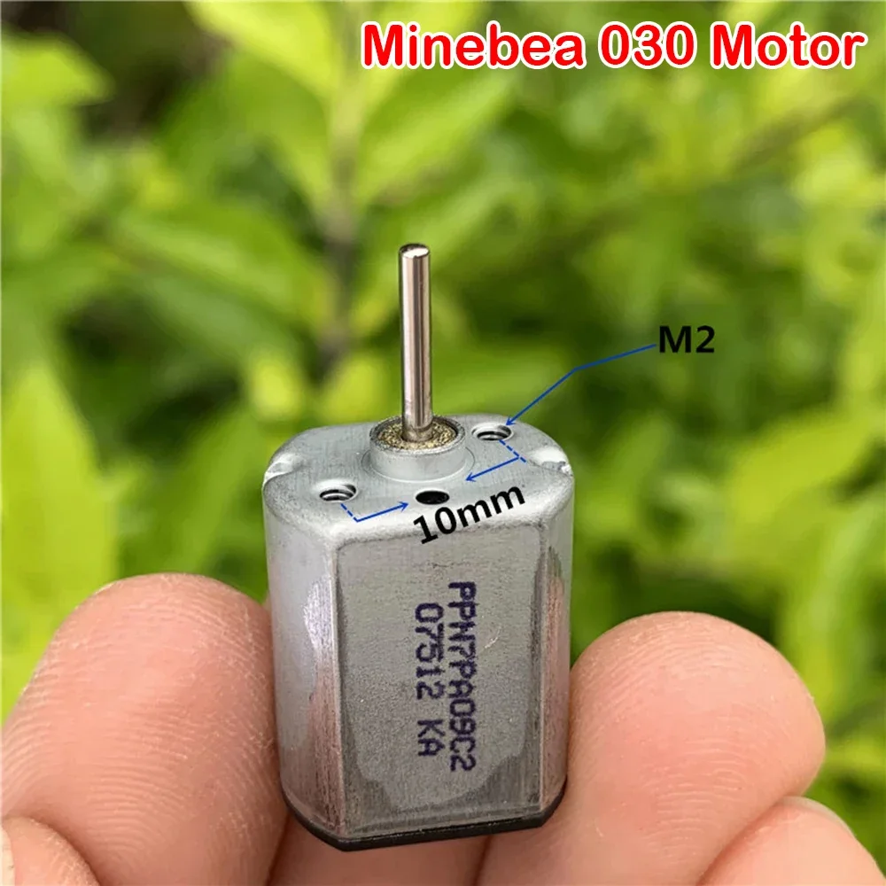 Minebea 030 DC Motor Electric DC 2V-7V 3.7V 4.2 5V 6V Precious Metal Brush Household Appliance Precision Instrument Audio-visual