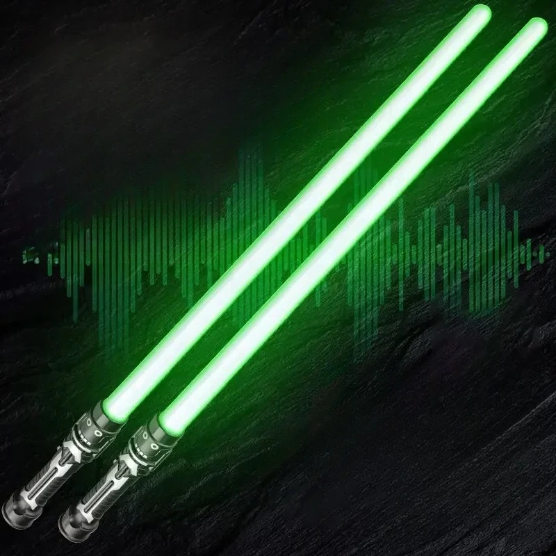 Brinquedo de espada brilhante extensível colorido com luzes piscantes, luz azul vermelha para crianças cosplay legal piscando espada brinquedos presente