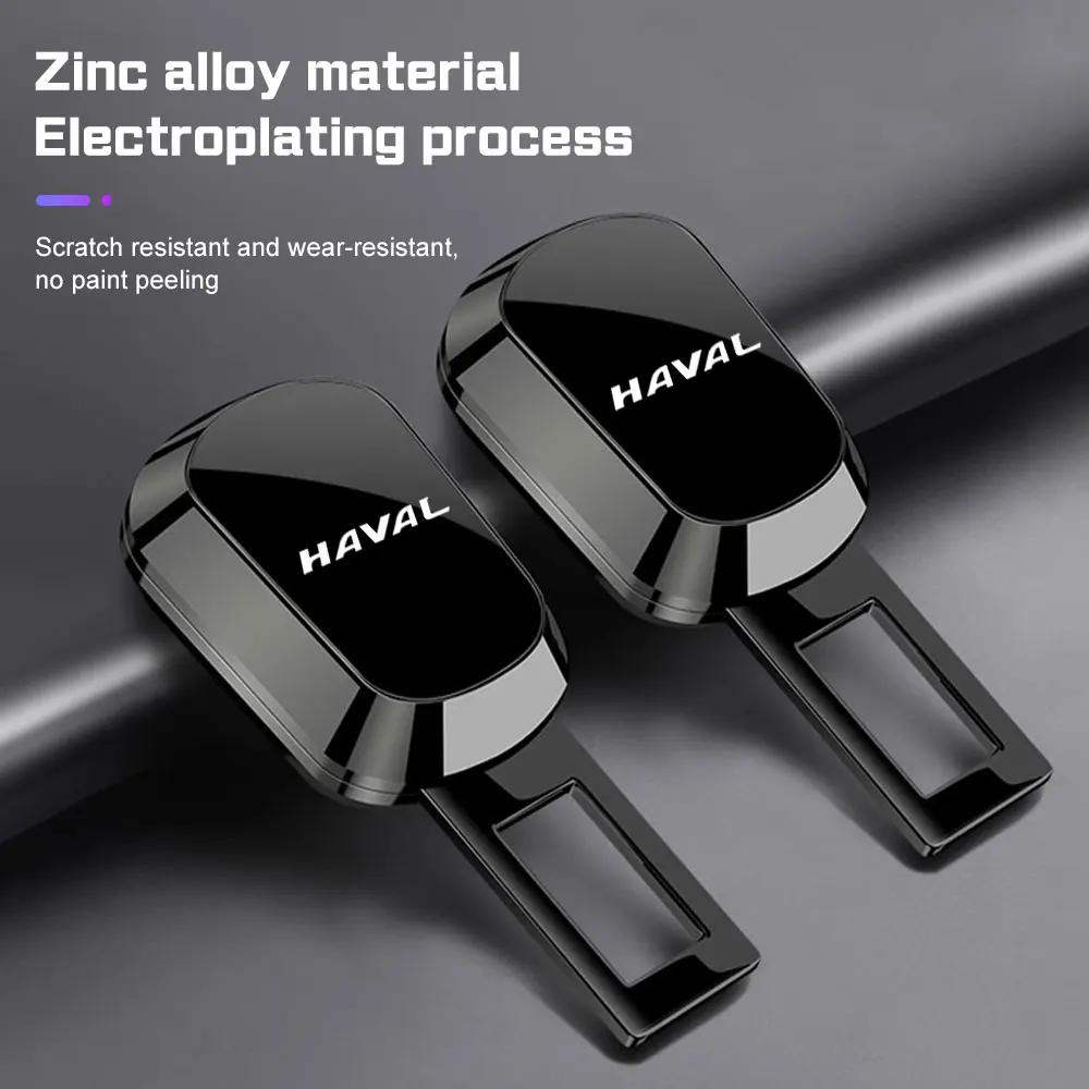 Car Seat Belt Extension Plug Buckle Seatbelt Clip Extender for Haval H6 H9 MKII H5 H7 H8 H3 H2 M6 Dragon MAX F7 F7X F7H Jolion