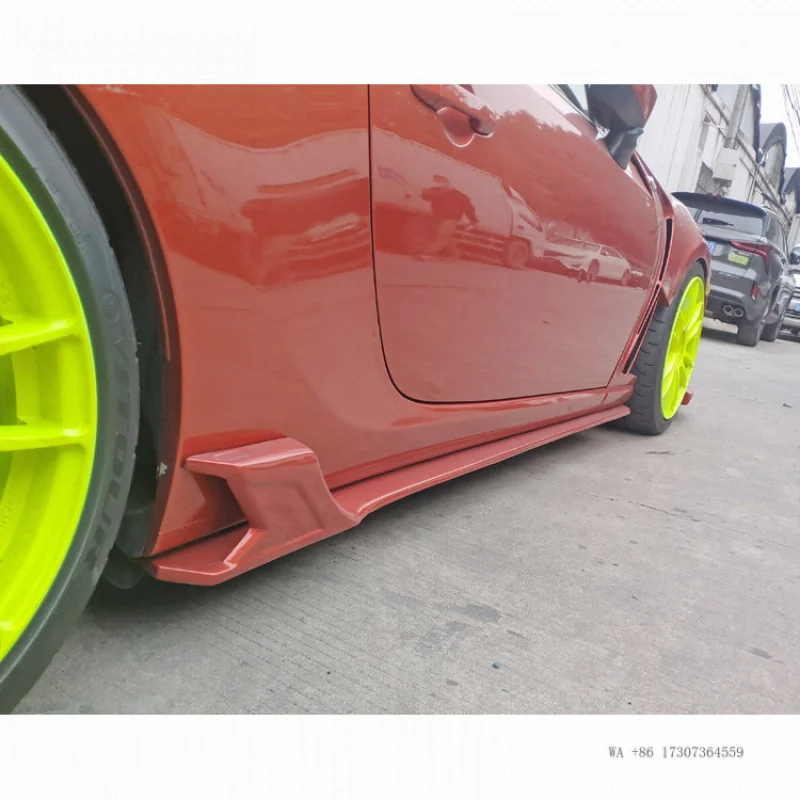 Hot for Toyota FT86 and Subaru BRZ modification, carbon fiber EPA style skirt small package, side spoiler bottom plate