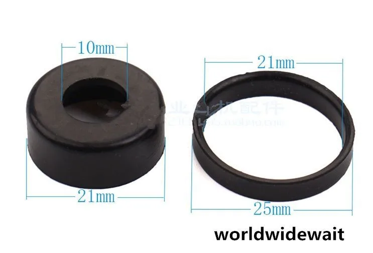 1 Satz schwarze Gummilagerabdeckung für Winkelschleifer BOSCH 6–100
