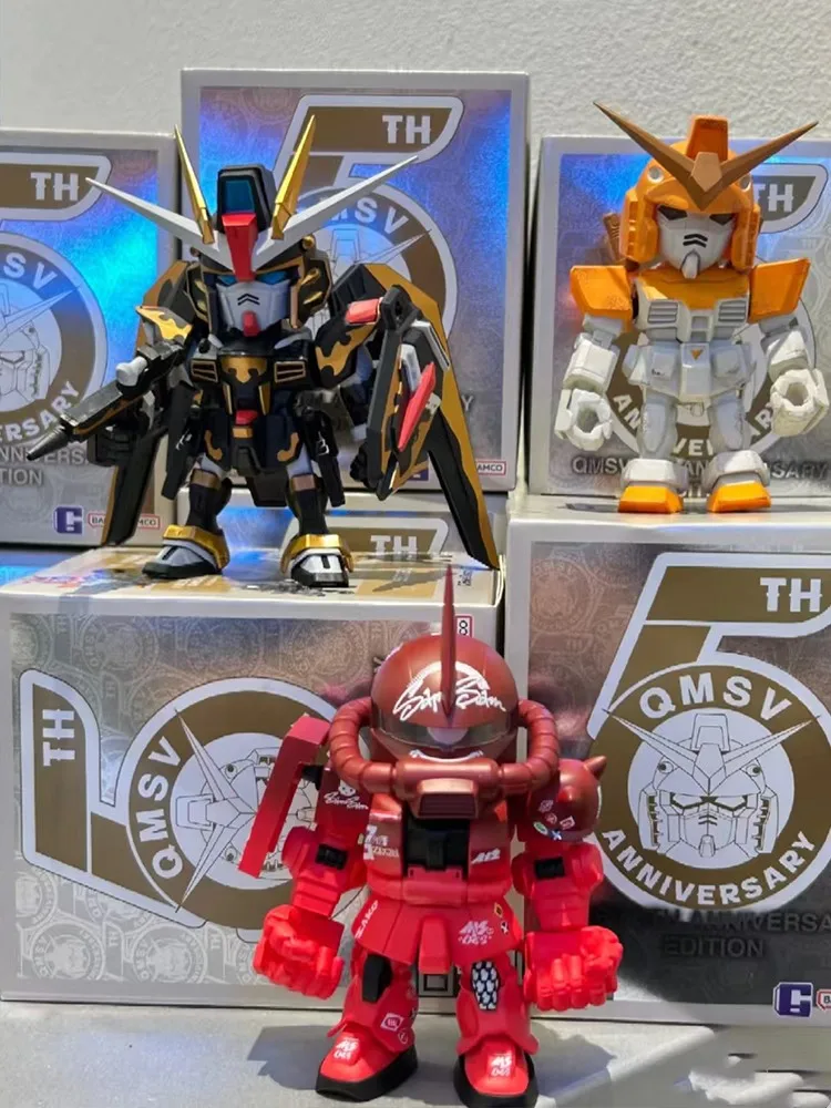 جديد حقيقي Qms الحرية الصغيرة الأصلي الجناح خمسة الذكرى سلسلة تذكارية صندوق أعمى نموذج سيارة تمثال الهدايا #6