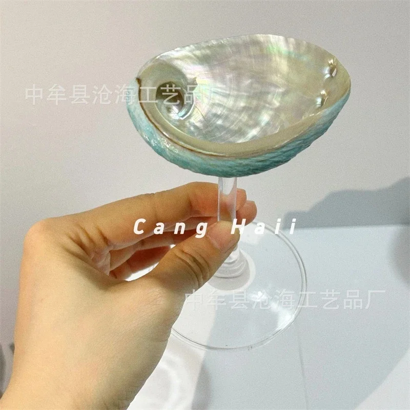 

Wedding Wine Glass Wine Glass Conch Shell Ins Home Picnic Conch Shell Tall Cup Bar Wine Set Home Decoration Birthday Party Gifts