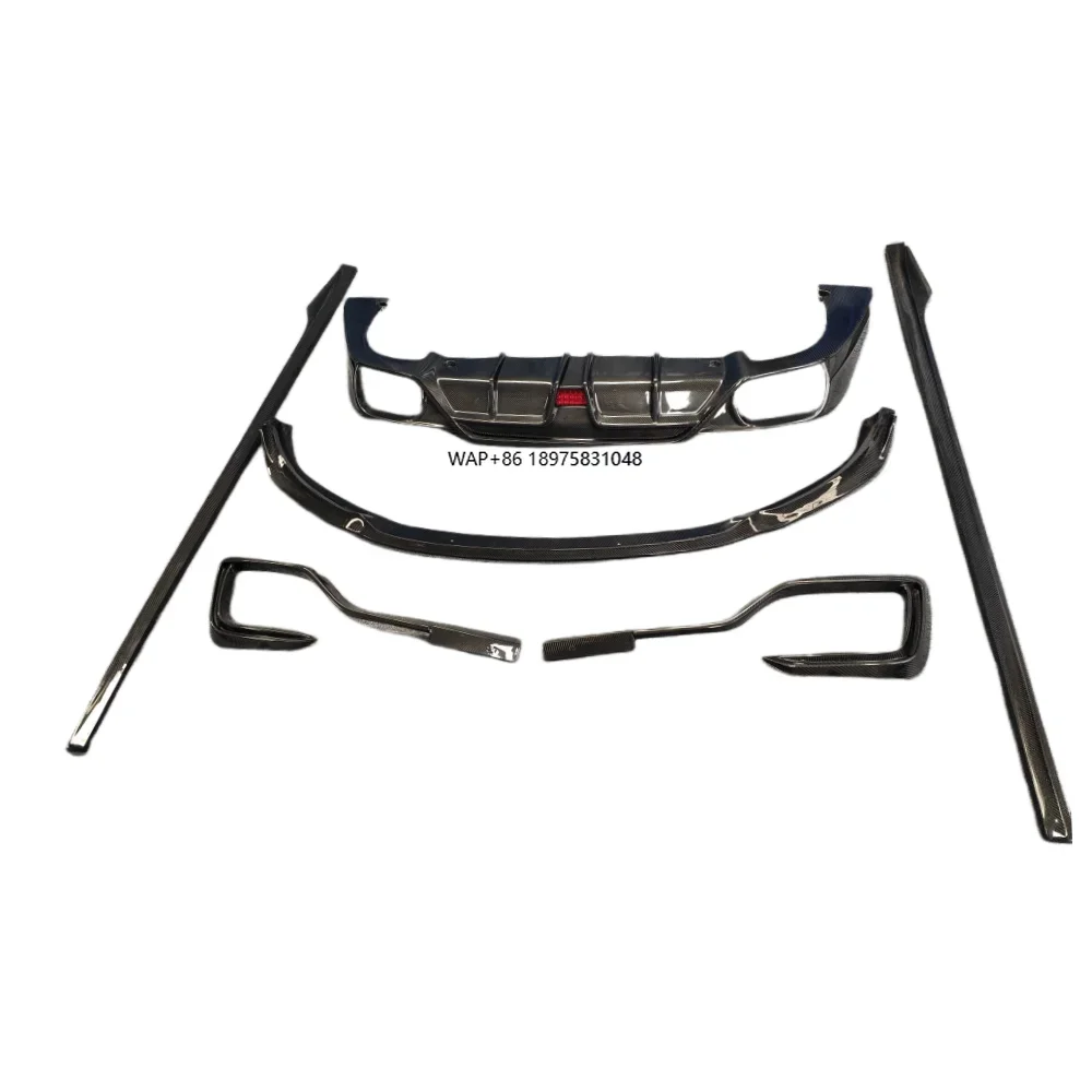 

2014-2017 for Carbon Fiber Body Kit Front Lip Splitter Side Skirts Rear Diffuser Spoiler Premium Performance