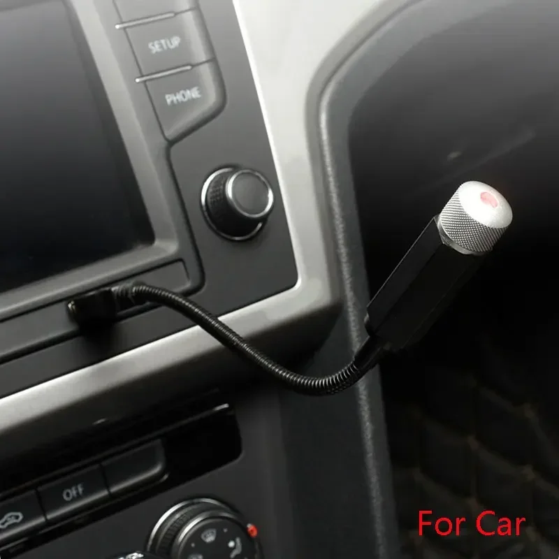 Luce stellare per atmosfera da tetto a LED USB per auto e decorazione domestica Proiettore Atmosfera regolabile Luce notturna ambientale Lampe