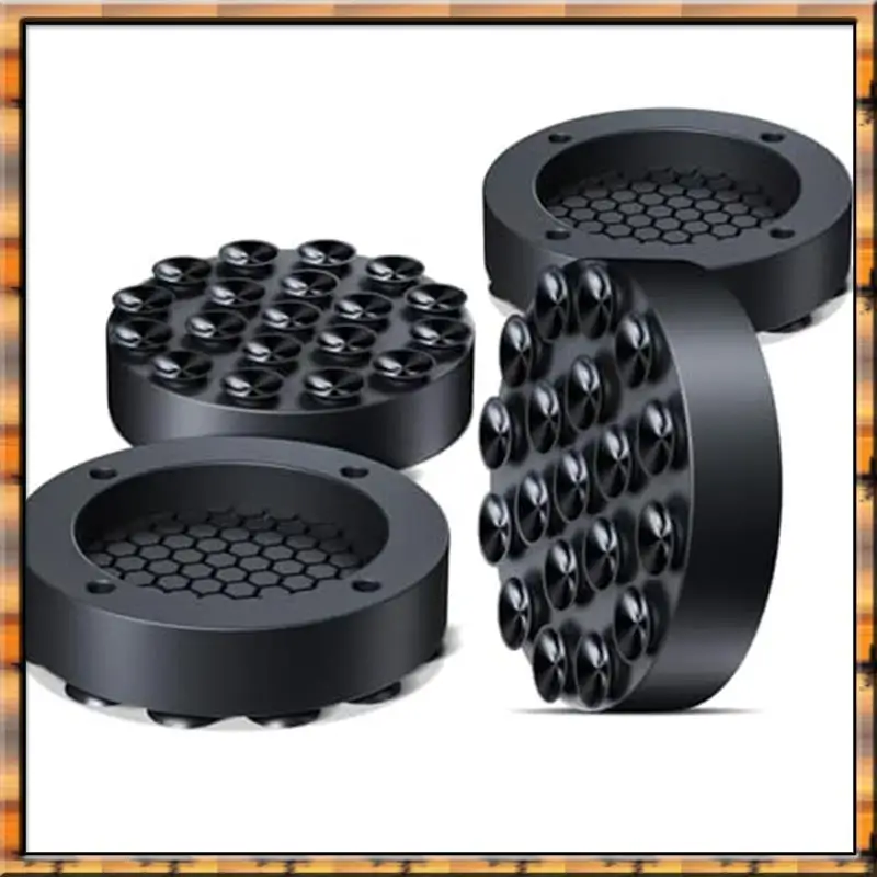 A78K New Anti Vibration Pads For Washing Machine With Strong Adsorption Suction Cup, Non-Slip Rubber Stabilizer Support