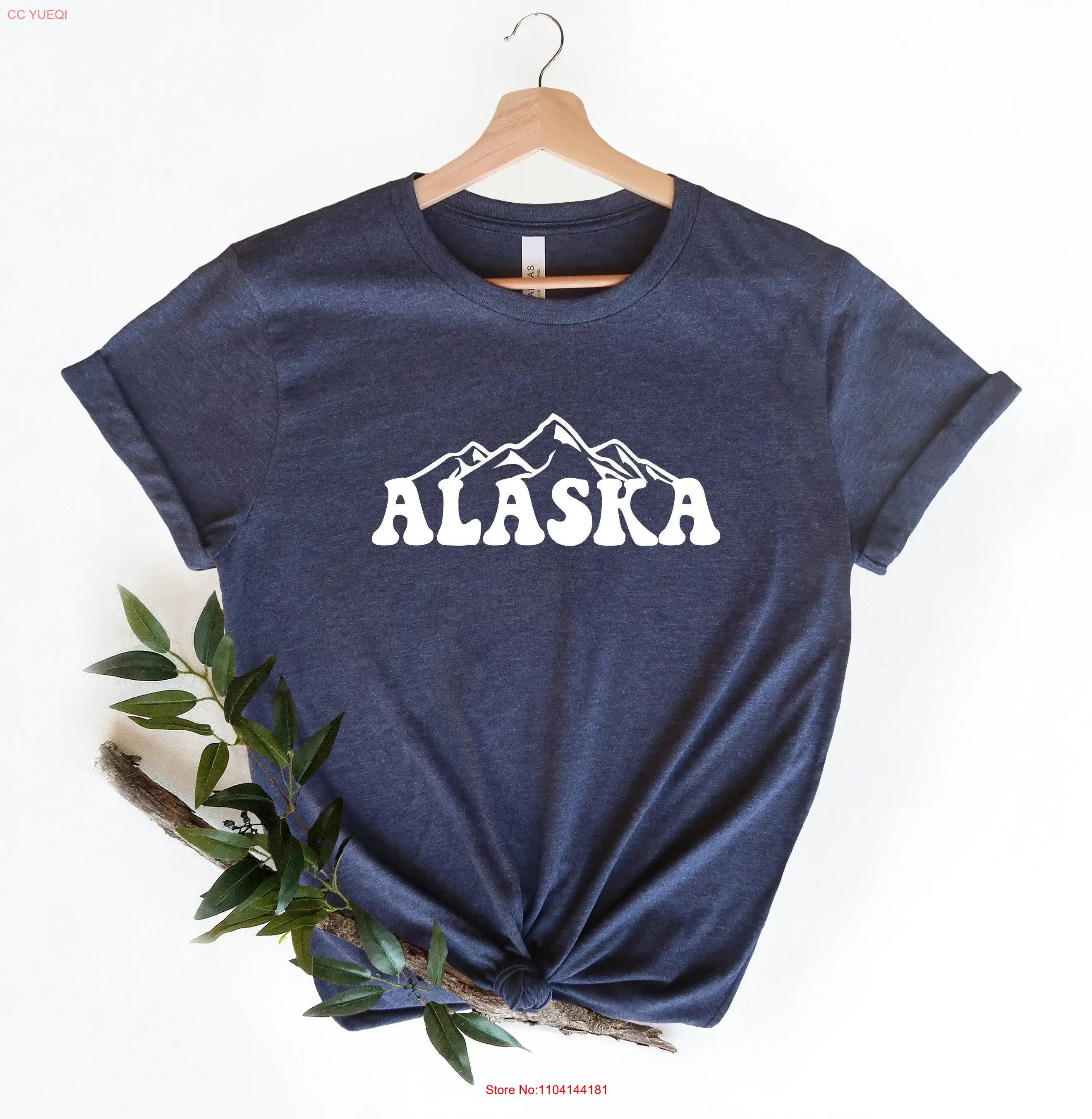 

Alaska T Shirt Lover GifT Mountain Trip Vacation Traveler Camping long or short sleeves