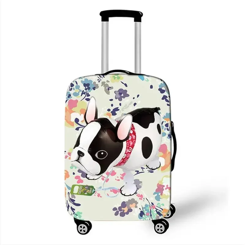 Dog Print Luggage Cover Printing Dustproof Water Splash Elastic Trolley Protective Cover Thickened Cartoon Suitcase Cover