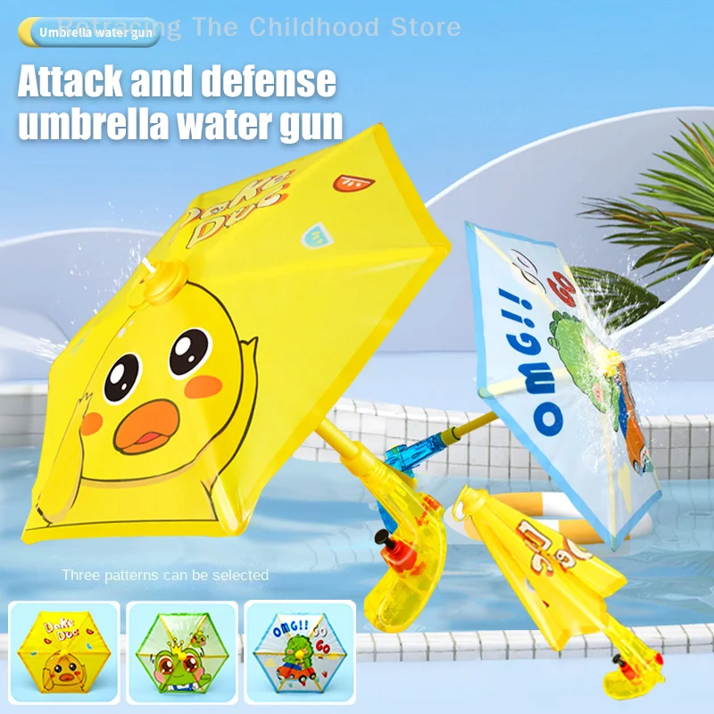 Nieuwe Creatieve Waterpistool Speelgoed Met Kleine Paraplu Zomer Strand Raften Water Speelgoed Zwembad Strand Speelgoed Voor Verjaardagsfeestje Gunsten