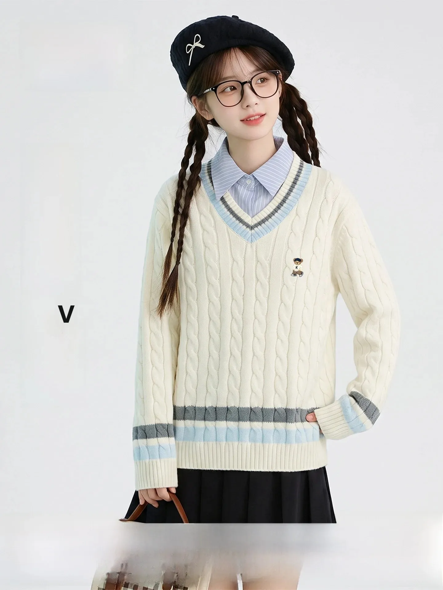 felpa-con-testa-di-orso-in-maglia-per-ragazze-modello-autunno-inverno-casual-morbida-in-poliestere-acrilico-e-nylon-ideale-come-capo-interno-scollo-a-v-per-bambine