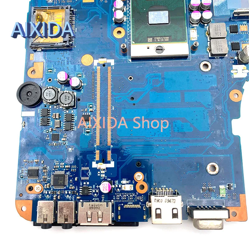 AIXIDA 17 cali K000092180 K000092150 LA-4982P do satelity TOSHIBA L500 L505 płyta główna do laptopa DDR3 GL40 darmowe CPU