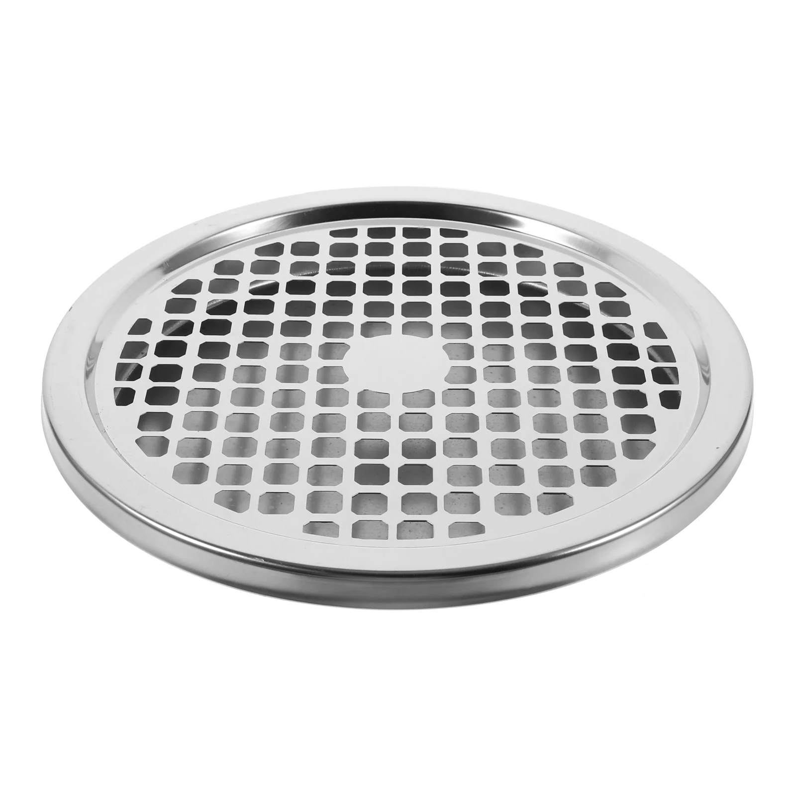 

Stainless Steel Trash Can Ashtray 30x24 Grid Lid Outdoor Hotel Living Room Smoke Extinguishing Waste Barrel Accessory