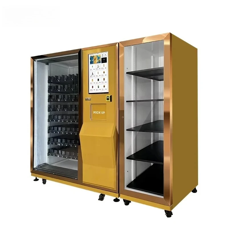 24H Self-service Combination Pet Food Vending Machine with Display Window Toys Blind Mystery Box Vending Machine for biz custom