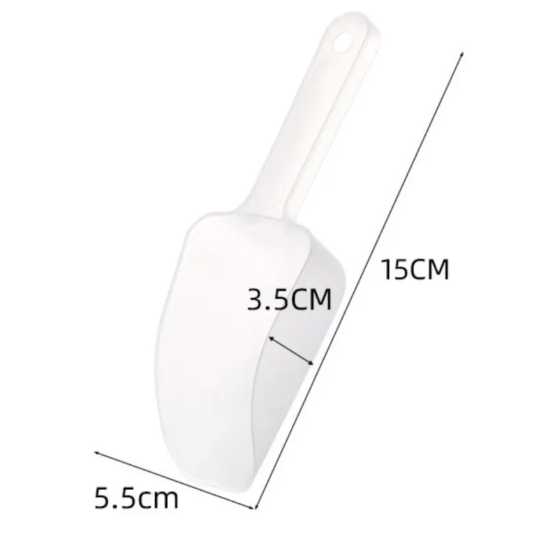 Plastic Ice Shovel Flour Food Candy Ice Cream Scoop Dessert Rice Shovel Kitchen Frosted Thickened Multipurpose Ice Shovel