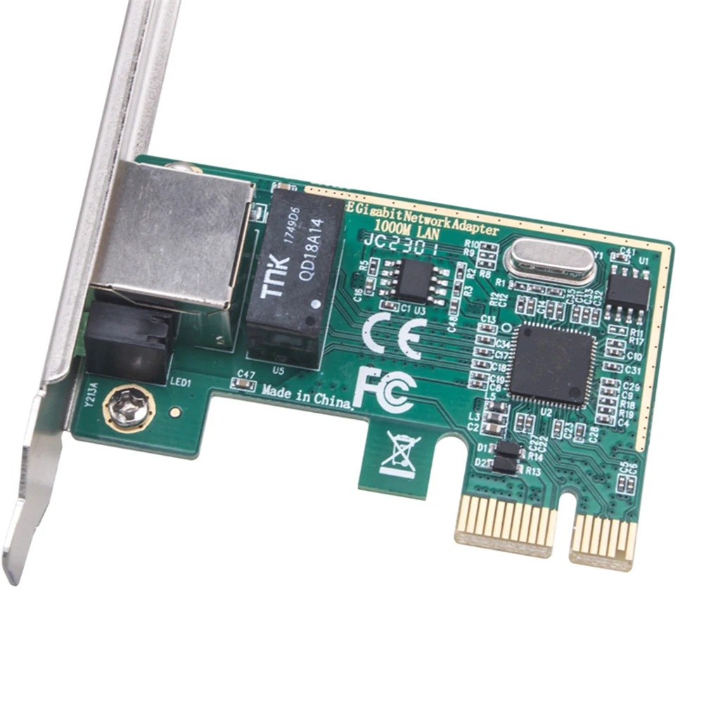 1000Mbps Gigabit Ethernet PCI Express PCI-E Placa de rede RJ45 Adaptador LAN Desktop Gigabit Ethernet Lan Placa de rede