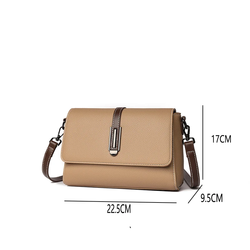 2023 NEW Designer Luxury Vintage Soft Leather Bag For Genuine Leather Women Multi-Pocket Shoulder Messenger BagsHigh Quality Sac