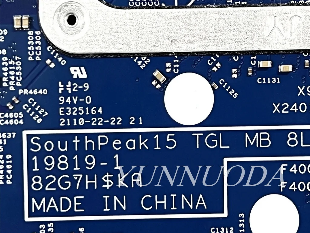 

19819-1 For Dell Latitude 5520 5320 Laptop Motherboard With i5-1145G7 i7-1185G7 CPU UMA CN 0DPC2R 0G60M3 100% Tested Good