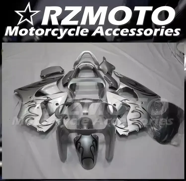 

4Gifts New ABS Fairings Kit Fit For KAWASAKI ZX-6R 2000 2001 2002 00 01 02 Bodywork Set Custom Silver