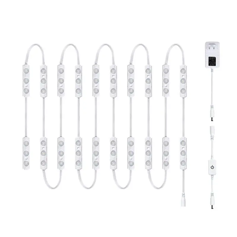 ABXF-LED Vanity Mirror Lights Dimmable Touch Control Lights Strip, Full Body Mirror & Bathroom Mirror Lighting