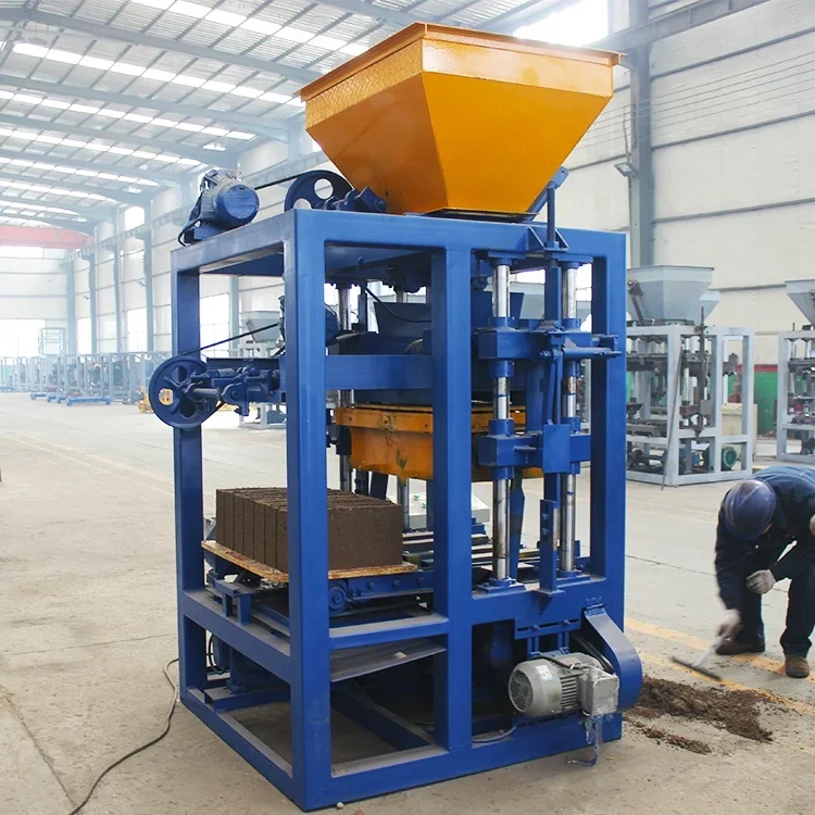 QT4-24 Brick Block Machine for Business Ideas in the Philippines Concrete Automatic Brick Making Machine