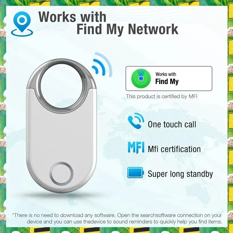 3C Electron Smart Tag GPS Tracker For Airtag Long Distance Key Finder Pet Wallet Bike Anti-Lost Alarm Mini Locator Works,Smart T