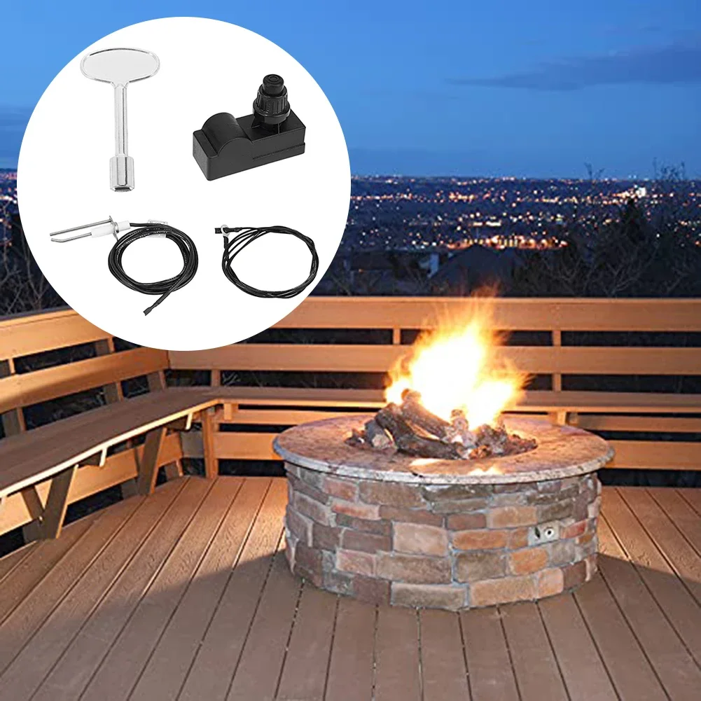 Push Button Ignition Kit Gas Valve Key For Natural Gas 1/4 "5/16" Gas Valves Home Gas Pipeline Replacement Accessories