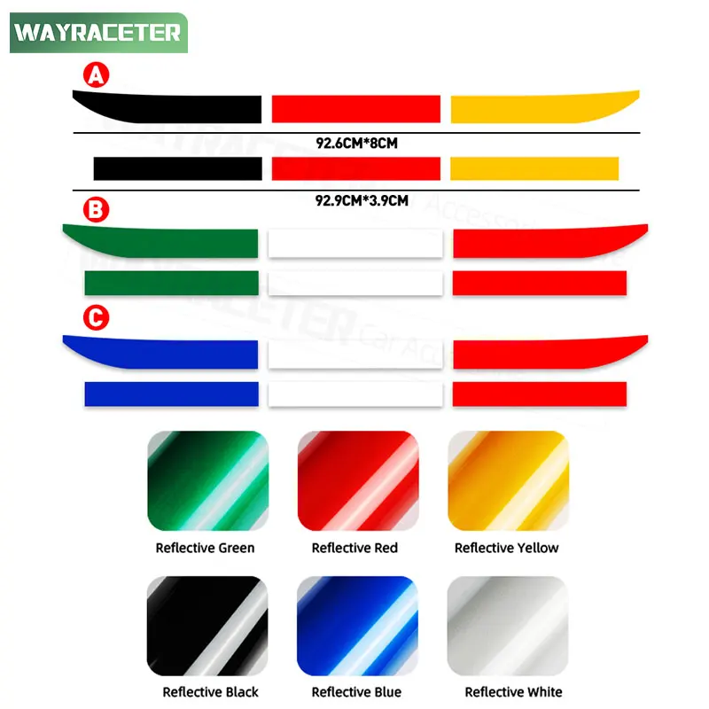 م أداء أمامي وخلفي ملصق صندوق المصد ، عاكس الفينيل ، بي إم دبليو F20 ، F30 ، F36 ، F10 ، G30 ، F90 ، G20 ، M5 ، E90 ، F06 ، X1 ، X3 ، X5 ، X6