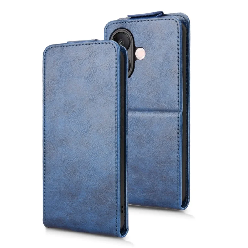 حافظة هاتف بمحفظة جلدية عتيقة لهاتف Vivo V60 Lite 4G/5G مع إطار صور لأعلى ولأسفل لحماية النمط